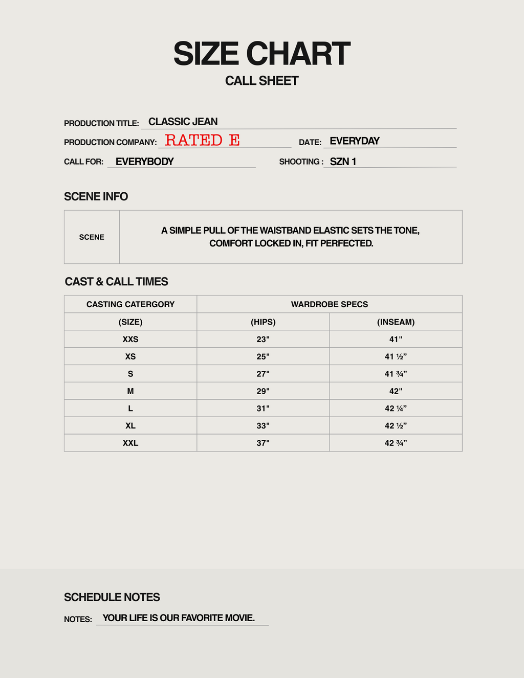 Classic Jean Green Screen